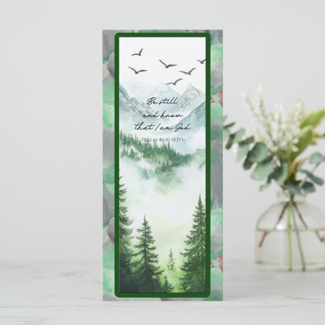 Carte Verset biblique inspirant (Debout devant)