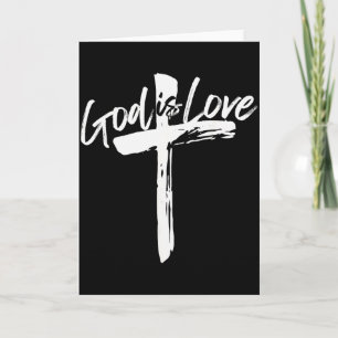 Carte Verset biblique Jean 4_8 Dieu est amour Foi chréti
