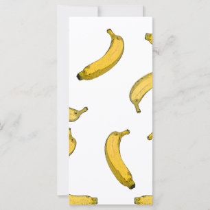 Carte Version de croquis de motif Banana