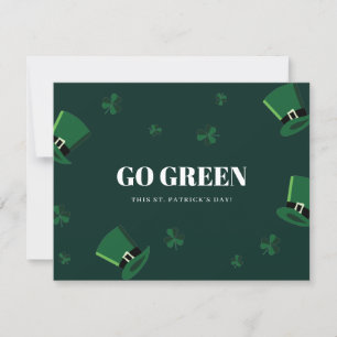 Carte verte St. Patrick's Day