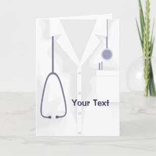 Carte Veste Médicale manteau Blanc Personnalisé
