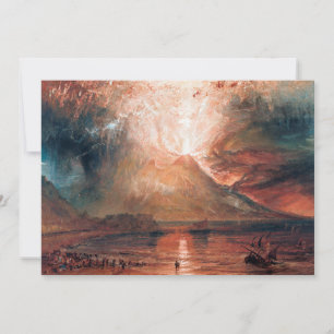 Carte Vésuve en éruption par J. M. W. Turner (1820)