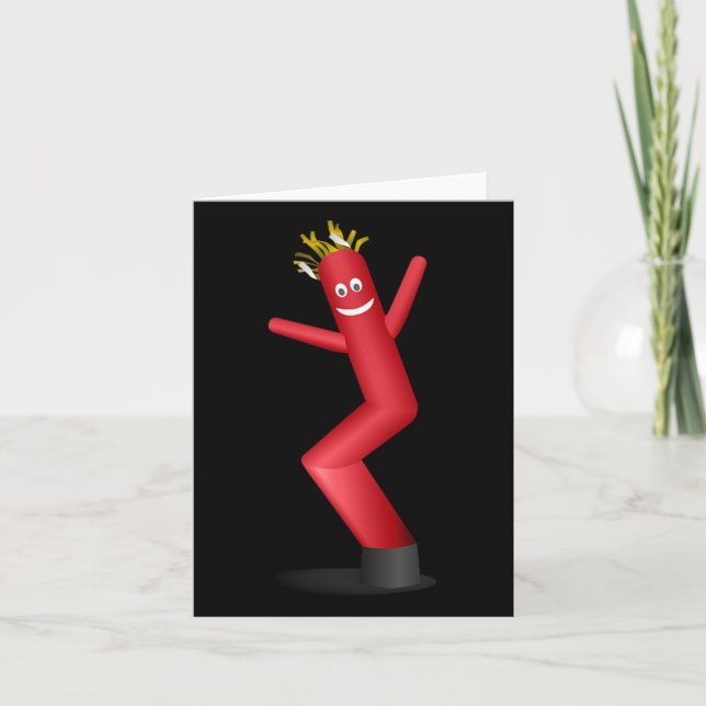 Carte Vêtement de danseuse de tubeman Wavy gonflable (Devant)