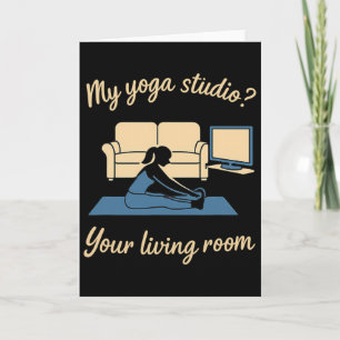 Carte Vêtements actifs de yoga à la maison Mon studio de