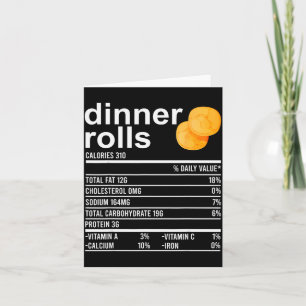 Carte Vêtements drôles de faits nutritionnels de petits