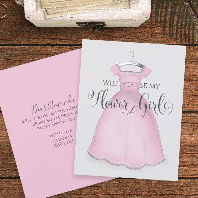 Carte Veux-tu être ma Demoiselle d'Honneur Robe de Maria (Créateur téléchargé)