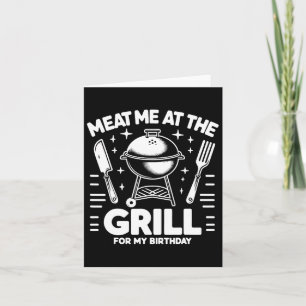 Carte Viandes-Moi Au Grill Pour Mon Anniversaire Bbq Par