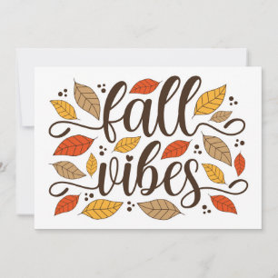 Carte Vibes d'automne