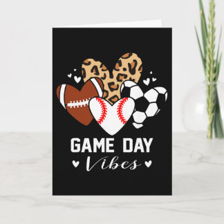 Carte Vibes de jour de jeu drôle vendre Football Maman c