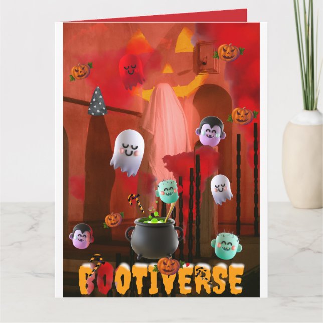 Carte Vibes éffrayantes Mikitiez halloween 3D multivers (Devant)