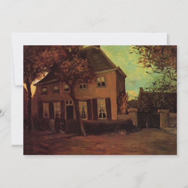 Carte Vicarage à Nuenen par Vincent van Gogh (Devant)