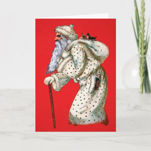Carte Victorale Déplaisant Vieux Père Noël