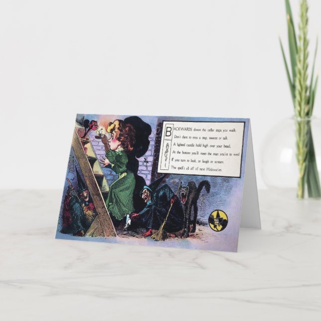 Carte Victorale Halloween Poem 1 (Devant)