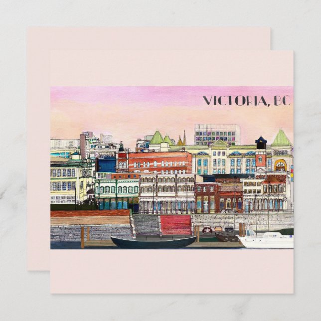 Carte Victoria (C.-B.) (Devant / Derrière)