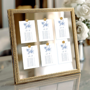 Carte Victorian Blue French Garden