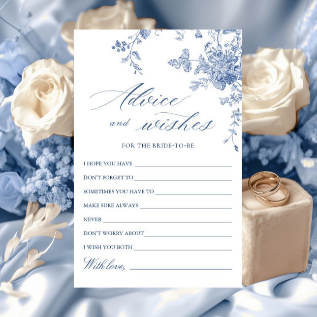 Carte Victorian Blue French Garden Wings & Advice (Créateur téléchargé)