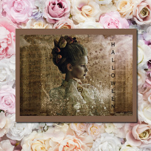 Carte Victorian Ghost Lady in Waiting