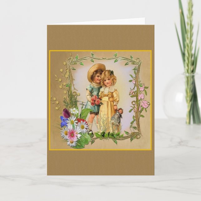 Carte Victorian Loving Valentine's Day (Devant)