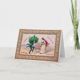 Carte Victorian Mistletoe