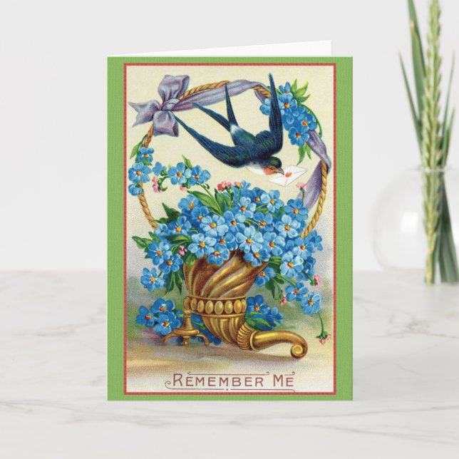 Carte Victorian Oublie-moi de ne pas noter (Devant)