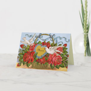 Carte Victorian Valentine - Personnalisez avec le 
