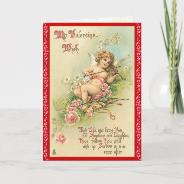 Carte Victorian Valentine's Day (Devant)