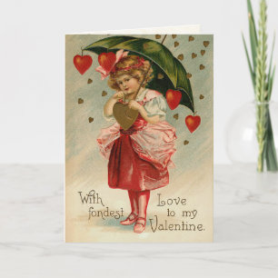 Carte Victorian Valentine's Day