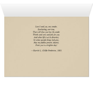 Carte-Victorien, amour, cadeau, poème