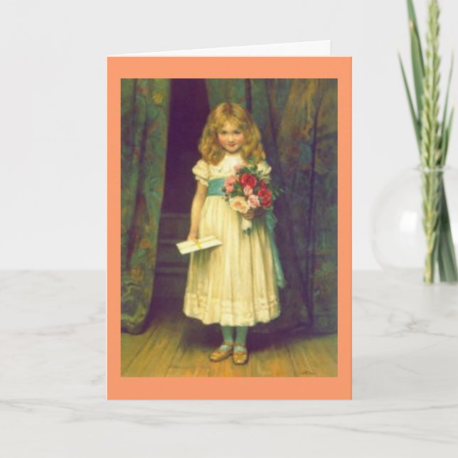 Carte victorienne de joyeux anniversaire (Devant)