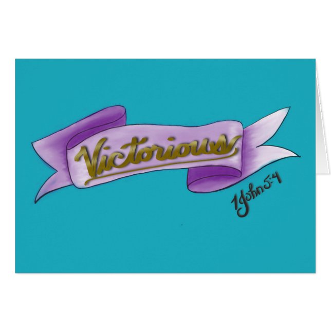 Carte victorieuse (Devant horizontal)