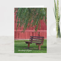 videz le banc sous le saule