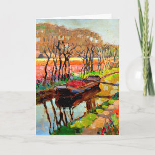 Carte Viegers - Un Bateau de fortune dans les champs d'a