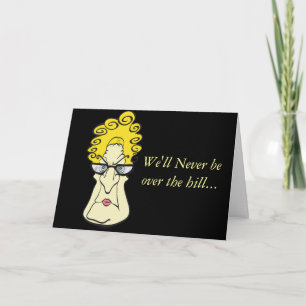 Carte Vieille Femme grincheuse