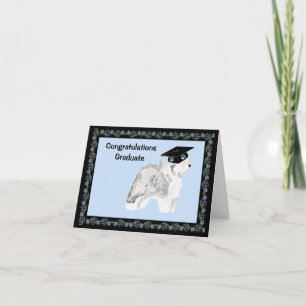 Carte Vieille obtention du diplôme anglaise de chien de