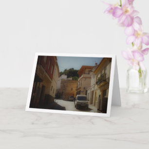 Carte Vieille rue espagnole à Lliria Town, Valence