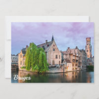 Vieille ville de Bruges et tour du Beffroi