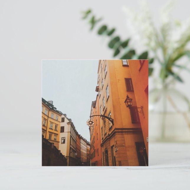 Carte Vieille ville de Stockholm (Debout devant)