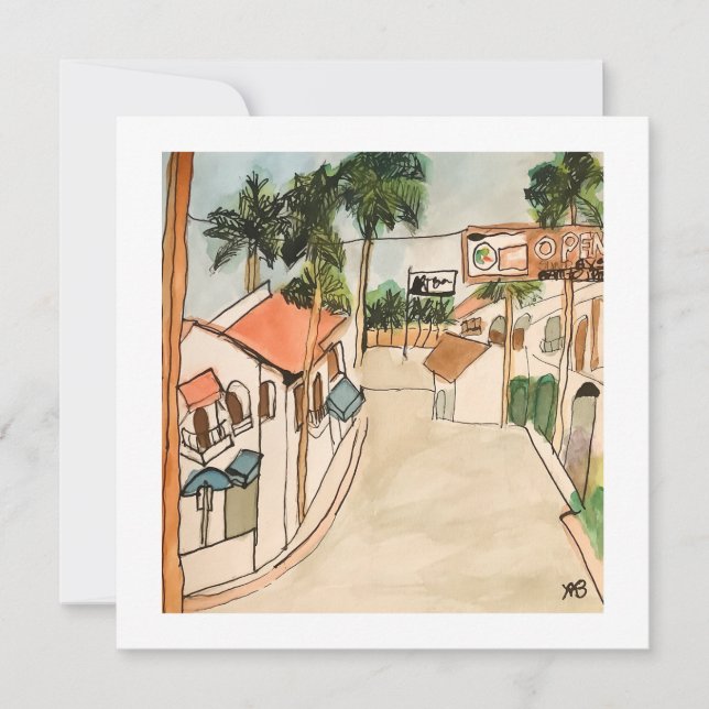 Carte Vieille ville La Quinta (Devant)