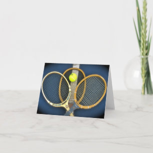 Carte Vieilles raquettes de tennis