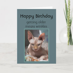 Carte Vieillir Signifie Des Rides Joyeux Anniversaire Dr