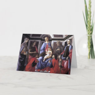 Carte Vierge à six saints - Botticelli