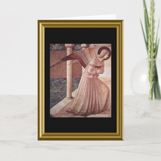 Carte vierge - ange (Devant)