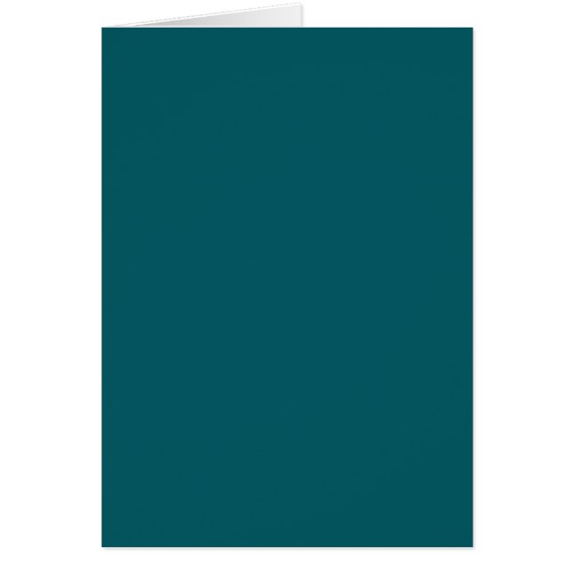 Carte vierge avec l'arrière - plan turquoise foncé (Devant)