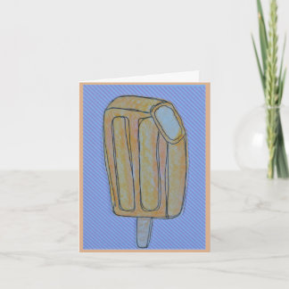 Carte vierge Creamsicle