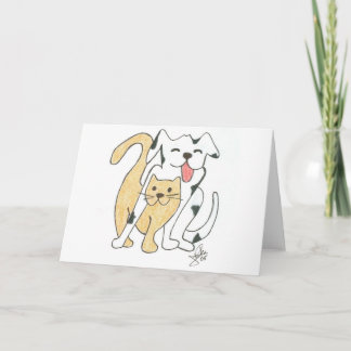 carte vierge d'amis de furever