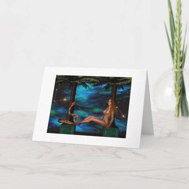 Carte Vierge de ~ de joyeux anniversaire de zodiaque (Devant)