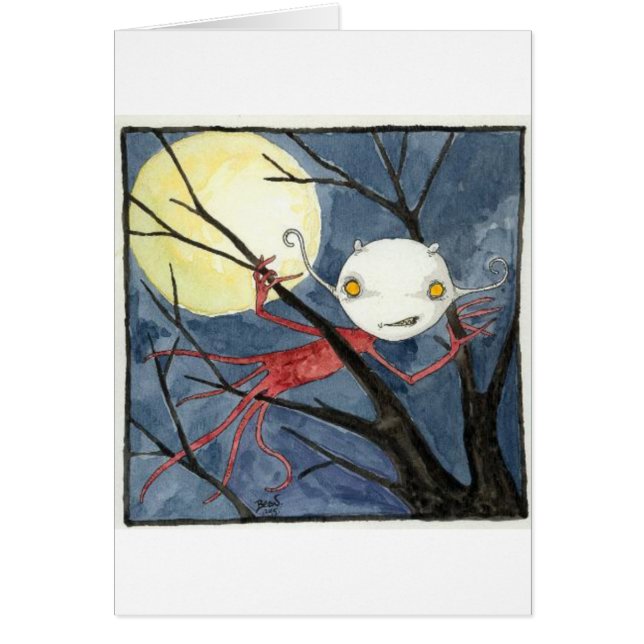 Carte vierge "de fluage de nuit" (Devant)