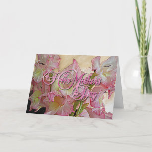 Carte vierge de jour de mères de Glads