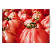 Carte vierge de la photographie de tomates du marc