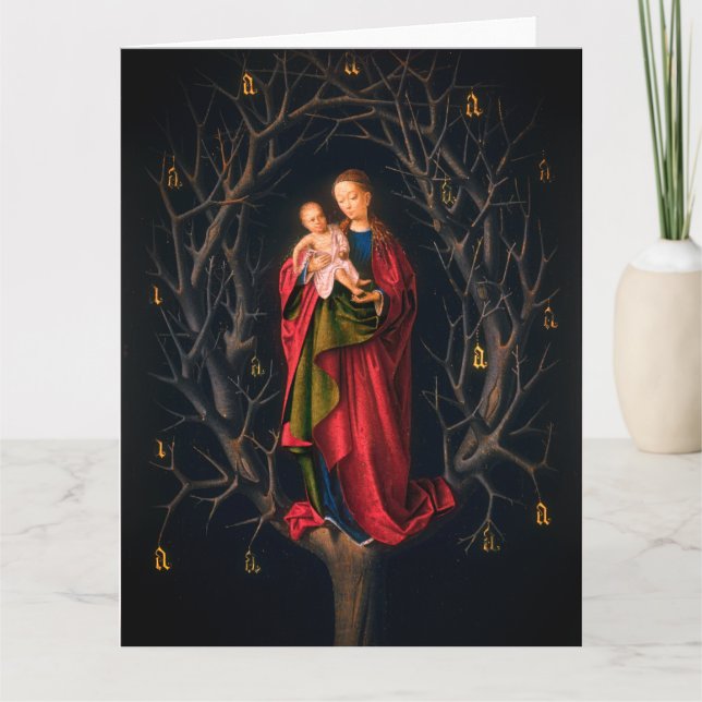 Carte Vierge de l'arbre sec (Petrus Christus, 1462-5) (Devant)